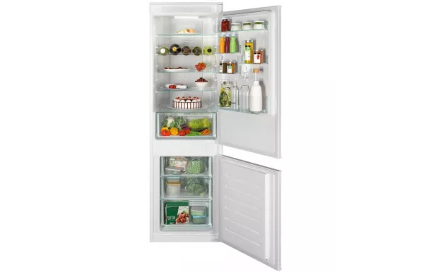 CANDY réfrigérateur combiné intégrable 2 portes 248 litres froid ventilé - CBT3518EW