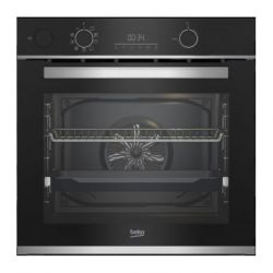 BEKO four encastrable multifonction pyrolyse noir/inox -  BBIS13300XPE