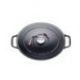 CHASSEUR Cocotte en fonte ovale 25 cm Noire - Sublime