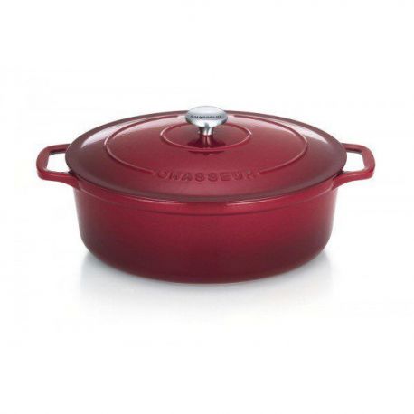 CHASSEUR Cocotte en fonte ovale 31 cm Wine Sublime - PUC473121