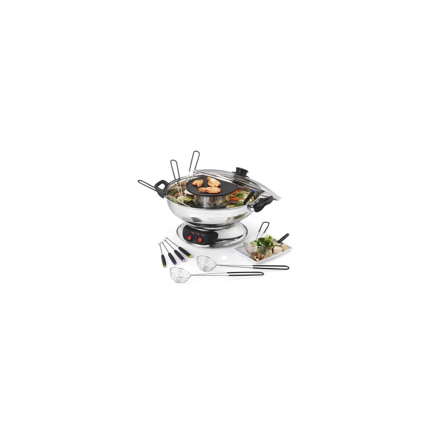 KITCHENCHEF Service à fondue asiatique KCPFONDASIA