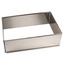 LARES CADRE PATISSERIE RC 46X32 H7.5CM*INOX 6029