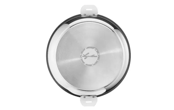 LAGOSTINA Sauteuse 24 cm inox + couvercle - Salvaspazio+