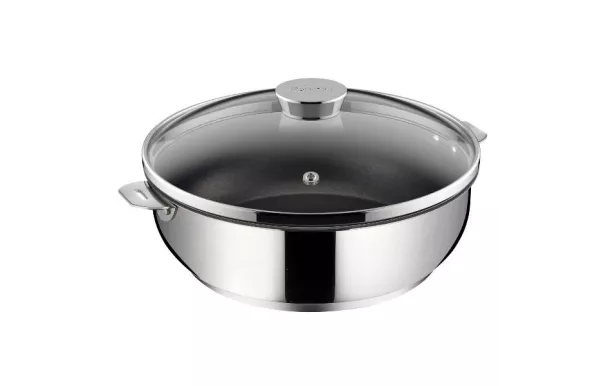 LAGOSTINA Sauteuse 28 cm revêtue + couvercle - Salvaspazio+