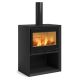 NORDICA Poêle à bois 8,8 kw buches de 30 cm - DANTEAVECBUCHERNOIR