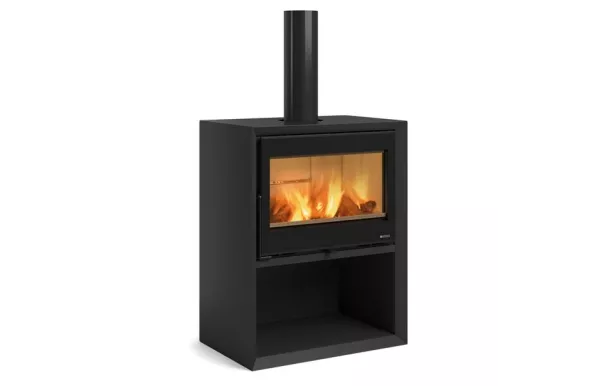 NORDICA Poêle à bois 8,8 kw buches de 30 cm - DANTEAVECBUCHERNOIR