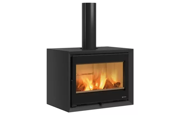 NORDICA Poêle bois 8,8 kW émaillé noir - DANTENOIR