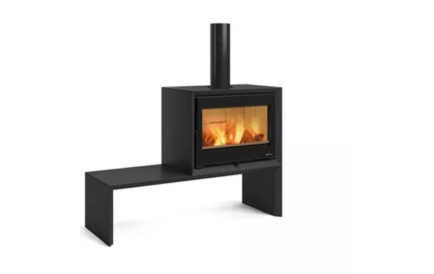 NORDICA Poêle bois 8,8 kW émaillé noir - DANTENOIR
