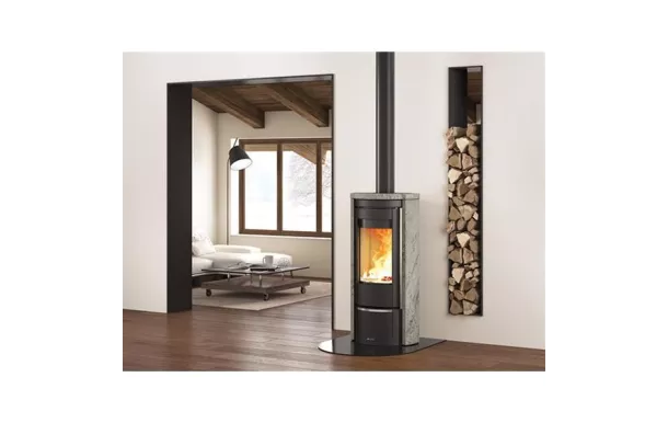 NORDICA Poêle à bois  Liu Pietra 7,5 kW - LIUPIETRAPIERRENATUR
