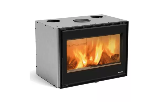 NORDICA Insert Foyer bois 8 kW buches de 33 cm  - INSERTO80WIDE2.0