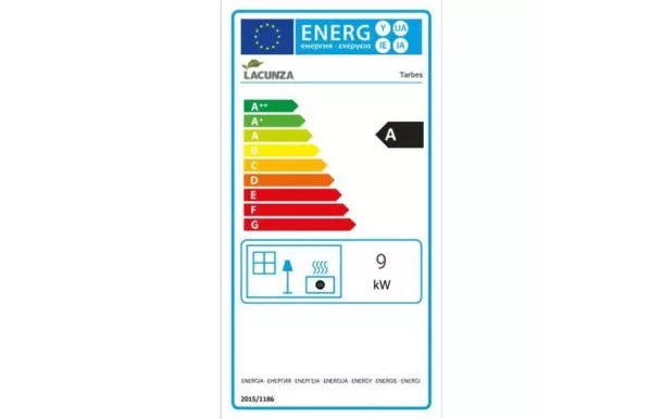 LACUNZA poele bois Tarbes 9 kW buches de 50 cm - 302890000000