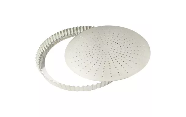 GOBEL Tourtière cannelée perforée - fer blanc - fo 126435