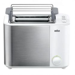 BRAUN Grille-pain 2 tranches Blanc - HT5010WH