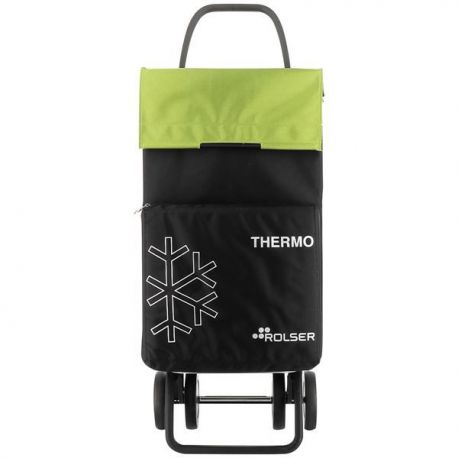 ROLSER Poussette 4 roues thermo fresh noir vert pomme