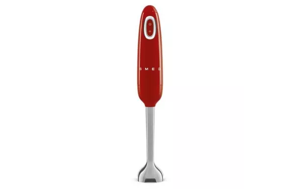SMEG Mixeur plongeant Rouge - Années 50 - HBF11RDEU