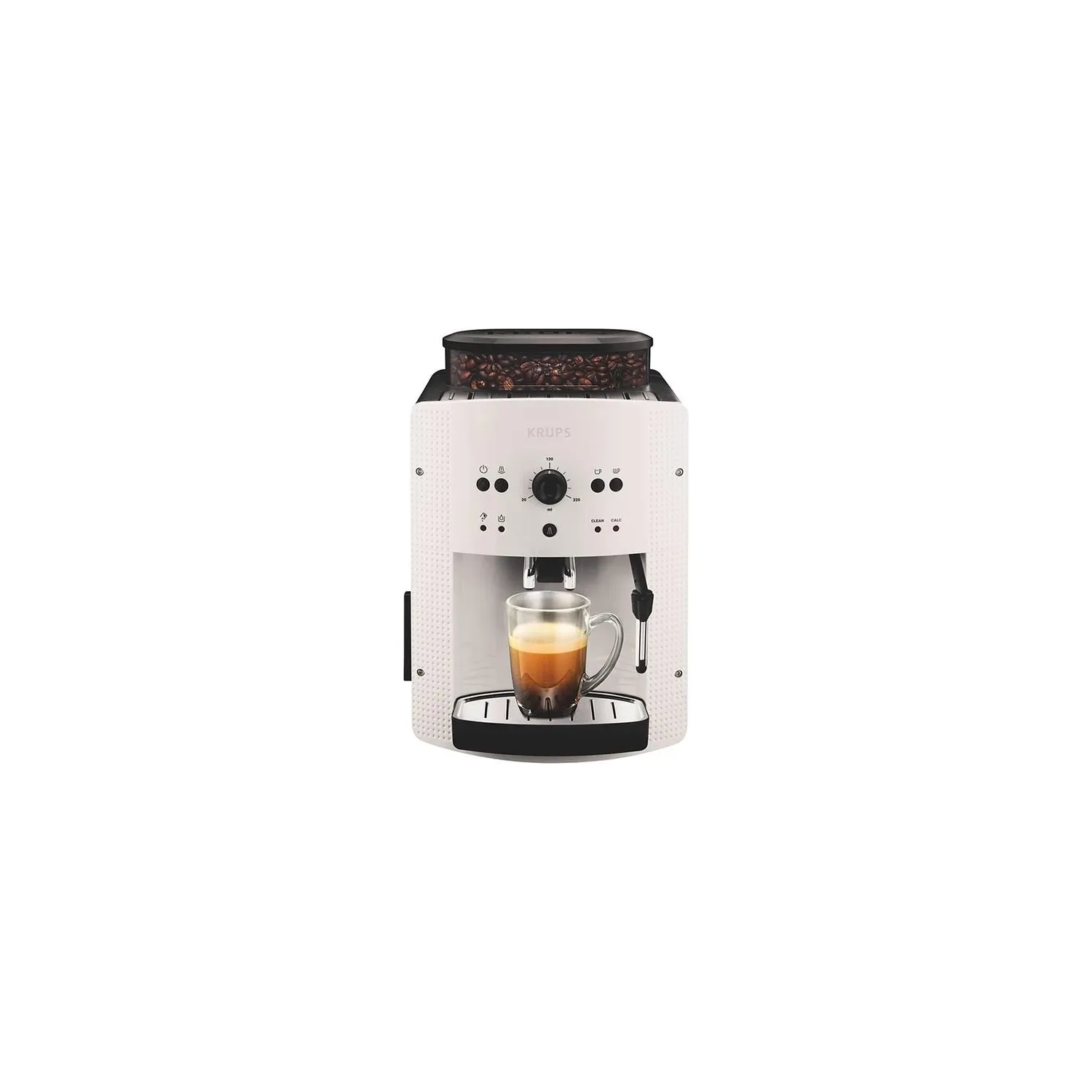KRUPS Expresso avec broyeur Blanc - Essential - EA810570