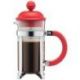 BODUM Cafetière à piston 3 Tasses Rouge - Caffettiera Colors