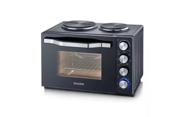 SEVERIN mini-four 30 litres + 2 plaques de cuisson - 2074