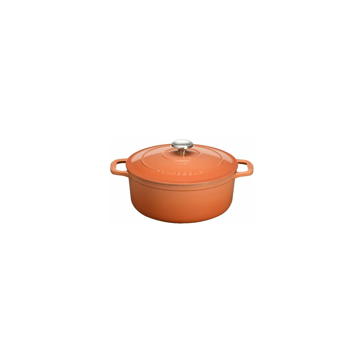 CHASSEUR Cocotte en fonte ronde 20 cm Tangerine - Sublime