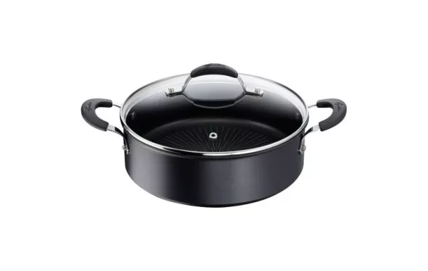 LAGOSTINA Sauteuse 2 anses 26 cm + couvercle - Tempra