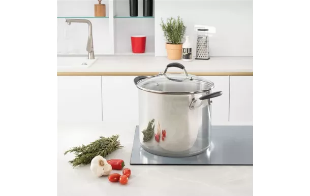 LAGOSTINA Marmite 20 cm + couvercle - Tempra Inox