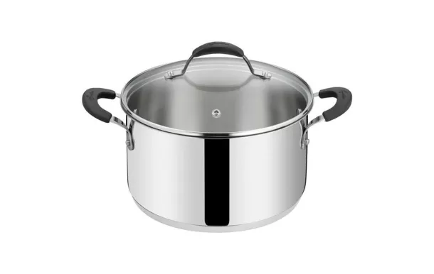 LAGOSTINA Faitout 24 cm + couvercle - Tempra Inox