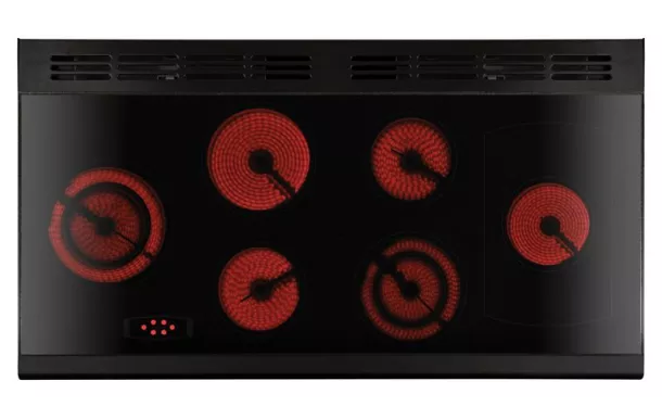 Cuisinière FALCON Classic Deluxe 110 Vitrocéramique Rouge CDL110ECCYC