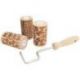 SCRAPCOOKING 3 mini rouleaux bois interchangeables 3798