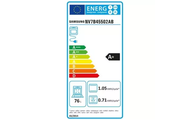 SAMSUNG Four multifonction pyrolyse twin convection - NV7B45502AB