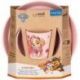 KOZIOL Set 3 pièces vaisselle enfant - Pat Patrouille Rose