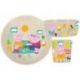 KOZIOL Set 3 pièces vaisselle enfant - Peppa Pig Beige