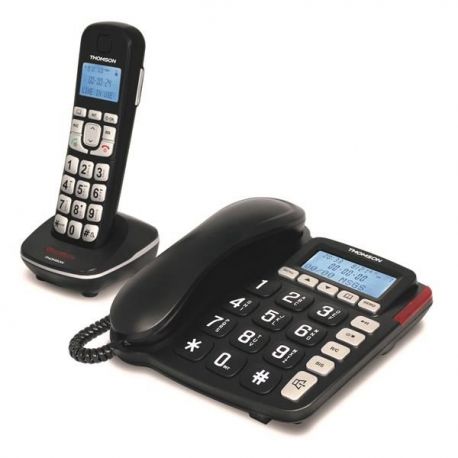 SCHNEIDER Téléphone résidentiel sans répondeur - GMTH540DRBLK