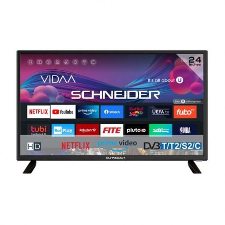 SCHNEIDER Téléviseur Led 60 cm écran plat - GMSCLED24HV100