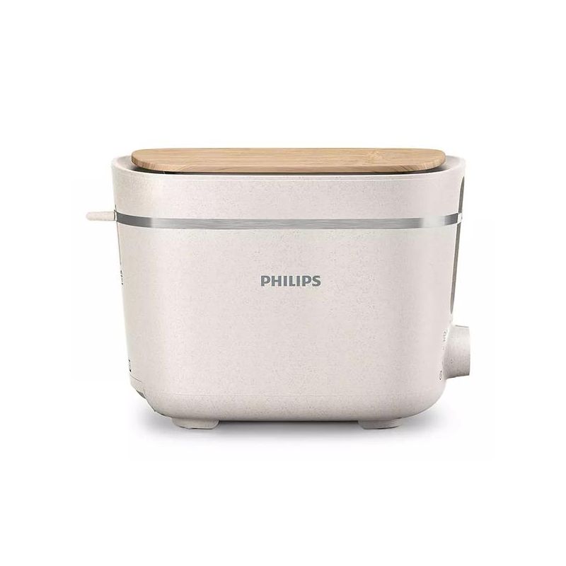 PHILIPS Grille-pain 2 fentes Blanc - Eco Conscious HD2640.10