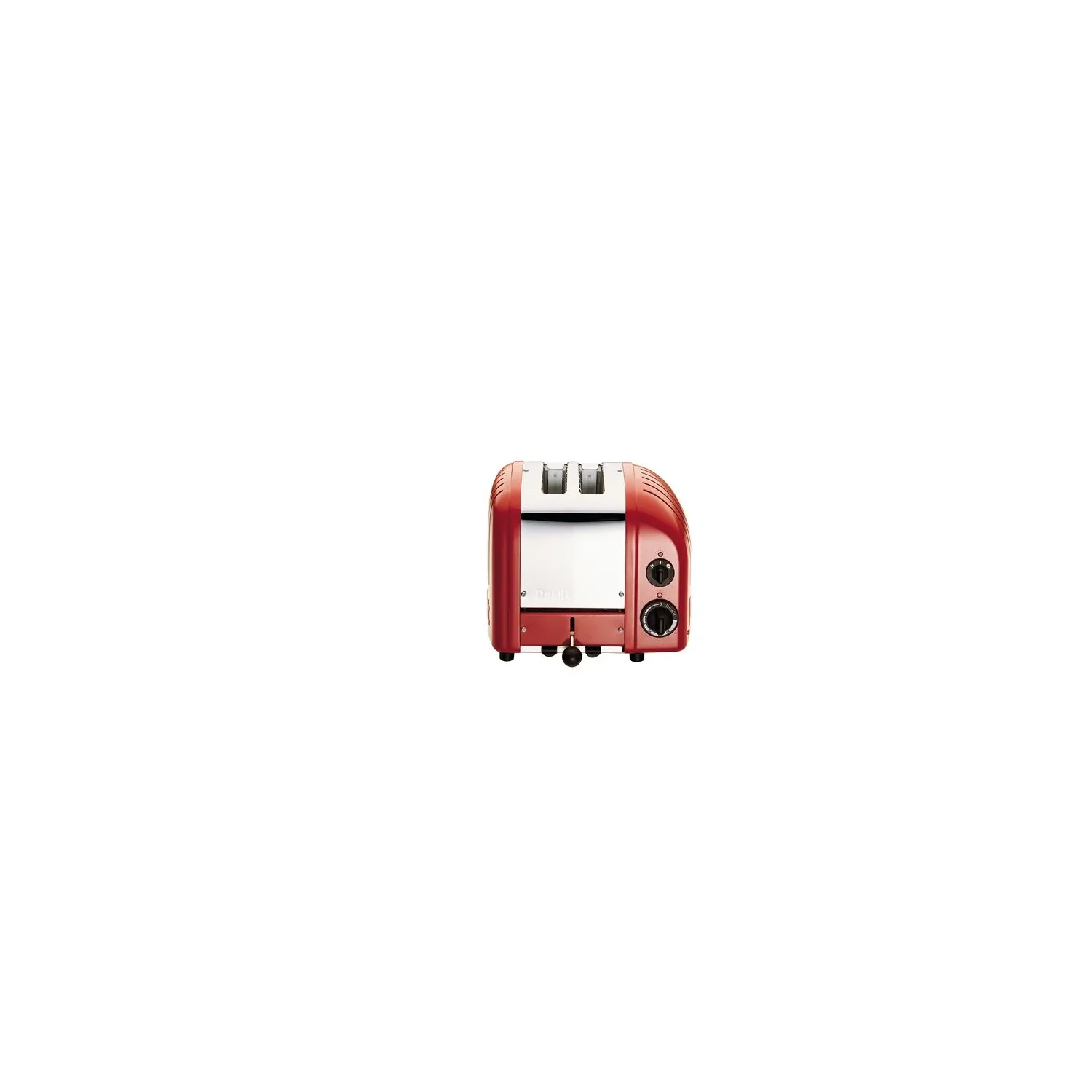 DUALIT Grille-pain 2 tranches Rouge & Inox - Classic - 27031
