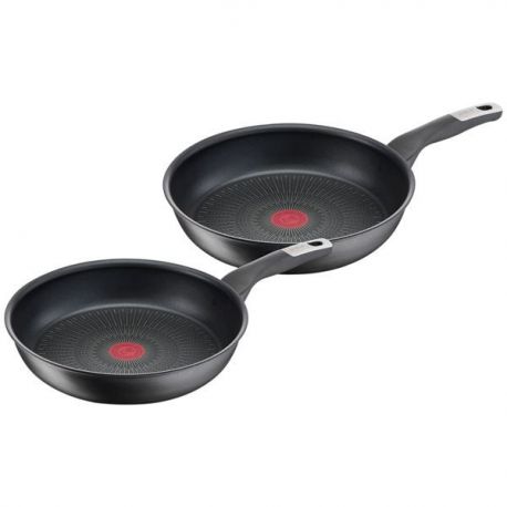 TEFAL Lot 2 poêles 22 et 28 cm - Unlimited Premium