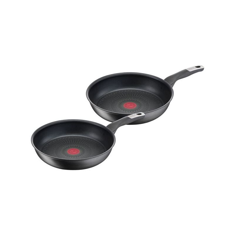 TEFAL Lot 2 poêles 22 et 28 cm - Unlimited Premium