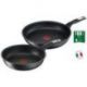 TEFAL Lot 2 poêles 22 et 28 cm - Unlimited Premium