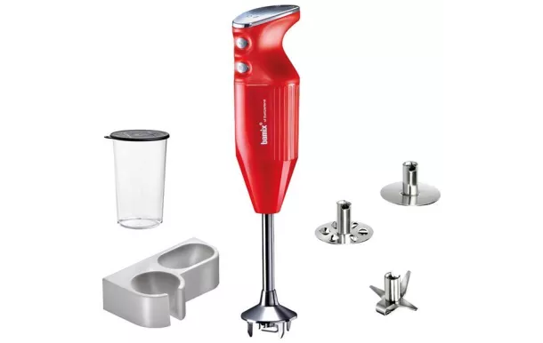 BAMIX MIXEUR MONO ROUGE M140 3 EMBOUTS MX1020003