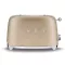 SMEG Toaster 2 tranches Or Mat Années 50 - TSF01CHMEU