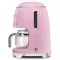 SMEG Cafetière filtre 10 tasses programmable Rose Brillant - Années 50 - DCF02PK avis moins cher