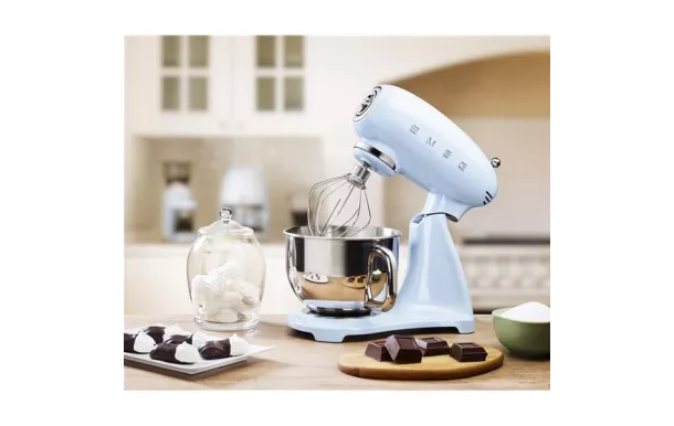 SMEG Robot sur socle 4.8 L Bleu azur Années 50 - SMF03PBEU