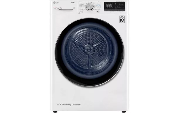 LG sèche-linge 9 kg avec pompe à chaleur RH9V50WH