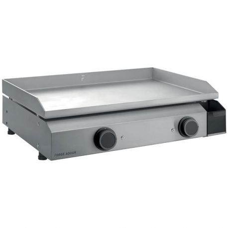 FORGE ADOUR Plancha électrique 2 feux Inox  - Base 60 - BASEE60I 