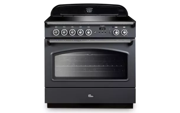 FALCON Piano de cuisson 90 cm CLASSIC FX induction ardoise/chrome - CLAS90FXEISL/C-EU