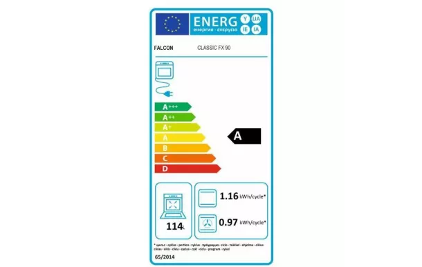 FALCON Piano de cuisson 90 cm CLASSIC FX induction ardoise/chrome - CLAS90FXEISL/C-EU