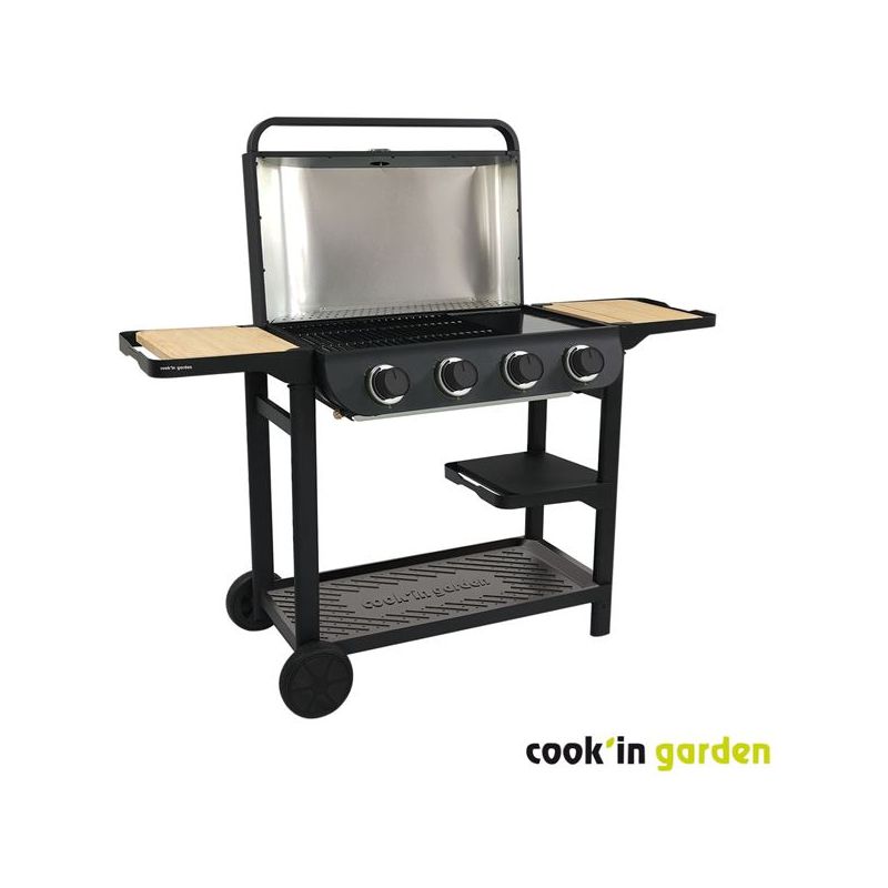 BARBECOOK COOK IN GARDEN Barbecue gaz sur chariot Flavo 76 - AM084T