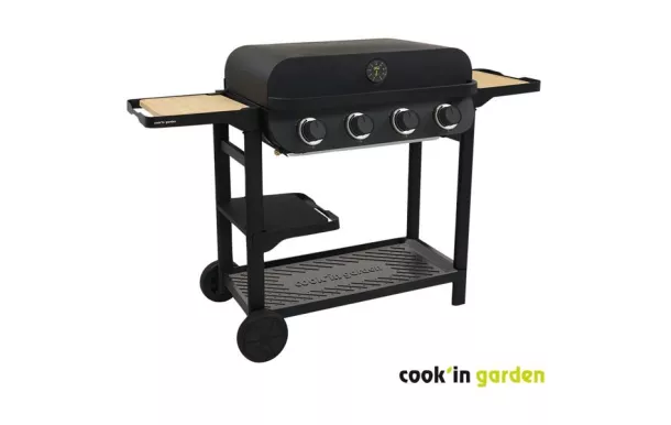 COOK IN GARDEN Barbecue gaz sur chariot Flavo 76 - AM084T