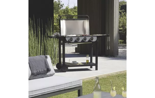 COOK IN GARDEN Barbecue gaz sur chariot Flavo 76 - AM084T