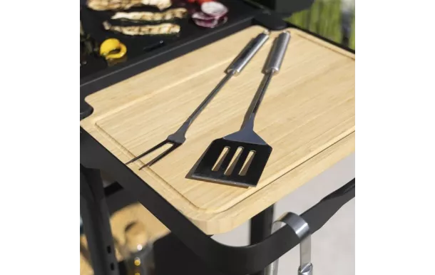 COOK IN GARDEN Barbecue gaz sur chariot Flavo 76 - AM084T